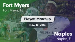 Matchup: Fort Myers High vs. Naples  2016
