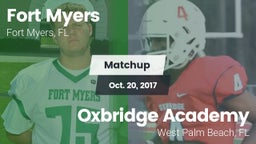 Matchup: Fort Myers vs. Oxbridge Academy 2017