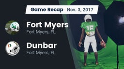 Recap: Fort Myers  vs. Dunbar  2017