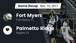 Recap: Fort Myers  vs. Palmetto Ridge  2017