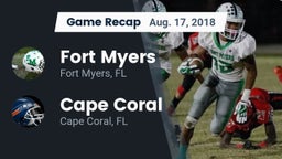 Recap: Fort Myers  vs. Cape Coral  2018