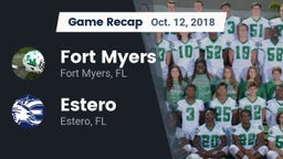 Recap: Fort Myers  vs. Estero  2018