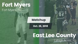 Matchup: Fort Myers vs. East Lee County  2018