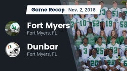 Recap: Fort Myers  vs. Dunbar  2018