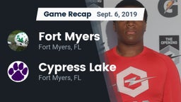 Recap: Fort Myers  vs. Cypress Lake  2019