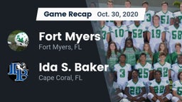Recap: Fort Myers  vs. Ida S. Baker  2020