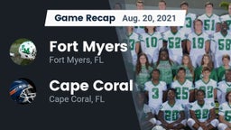 Recap: Fort Myers  vs. Cape Coral  2021