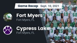 Recap: Fort Myers  vs. Cypress Lake  2021