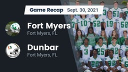 Recap: Fort Myers  vs. Dunbar  2021