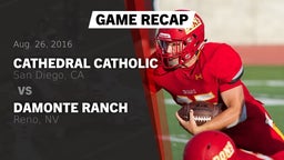Recap: Cathedral Catholic  vs. Damonte Ranch  2016