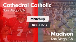 Matchup: Cathedral Catholic vs. Madison  2016