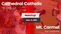 Matchup: Cathedral Catholic vs. Mt. Carmel  2017