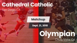 Matchup: Cathedral Catholic vs. Olympian  2018