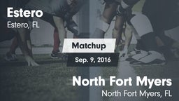 Matchup: Estero  vs. North Fort Myers  2016