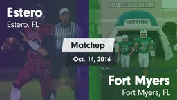 Matchup: Estero  vs. Fort Myers  2016