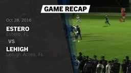 Recap: Estero  vs. Lehigh  2016