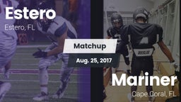 Matchup: Estero  vs. Mariner  2017