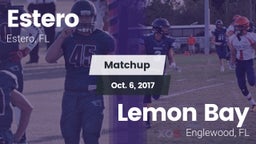 Matchup: Estero  vs. Lemon Bay  2017