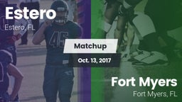 Matchup: Estero  vs. Fort Myers  2017