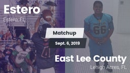 Matchup: Estero  vs. East Lee County  2019