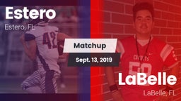 Matchup: Estero  vs. LaBelle  2019
