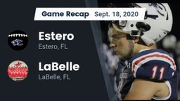 Recap: Estero  vs. LaBelle  2020