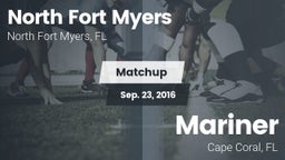 Matchup: North Fort Myers vs. Mariner  2016