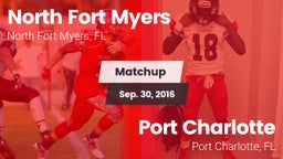 Matchup: North Fort Myers vs. Port Charlotte  2016