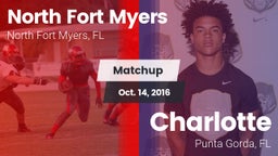 Matchup: North Fort Myers vs. Charlotte  2016