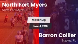 Matchup: North Fort Myers vs. Barron Collier  2016