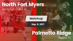 Matchup: North Fort Myers vs. Palmetto Ridge  2017