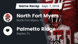 Recap: North Fort Myers  vs. Palmetto Ridge  2018