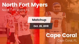 Matchup: North Fort Myers vs. Cape Coral  2018