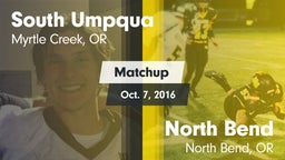 Matchup: South Umpqua High vs. North Bend  2016