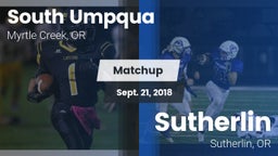 Matchup: South Umpqua High vs. Sutherlin  2018