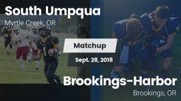 Matchup: South Umpqua High vs. Brookings-Harbor  2018