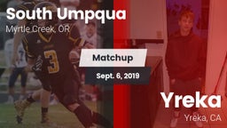 Matchup: South Umpqua High vs. Yreka  2019