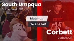 Matchup: South Umpqua High vs. Corbett  2019