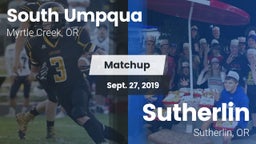Matchup: South Umpqua High vs. Sutherlin  2019