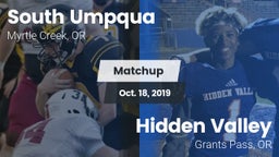 Matchup: South Umpqua High vs. Hidden Valley  2019