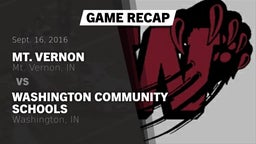 Recap: Mt. Vernon  vs. Washington Community Schools 2016