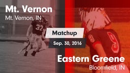 Matchup: Mt. Vernon High vs. Eastern Greene  2016