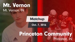 Matchup: Mt. Vernon High vs. Princeton Community  2016