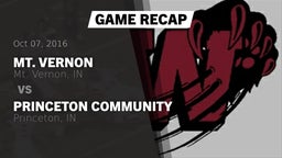Recap: Mt. Vernon  vs. Princeton Community  2016