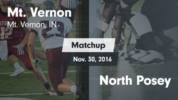 Matchup: Mt. Vernon High vs. North Posey  2016