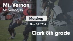 Matchup: Mt. Vernon High vs. Clark 8th grade 2016