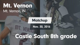 Matchup: Mt. Vernon High vs. Castle South 8th grade 2016