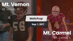 Matchup: Mt. Vernon High vs. Mt. Carmel  2017