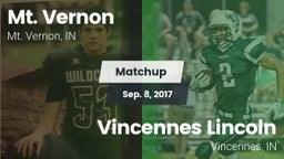 Matchup: Mt. Vernon High vs. Vincennes Lincoln  2017