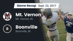 Recap: Mt. Vernon  vs. Boonville  2017
